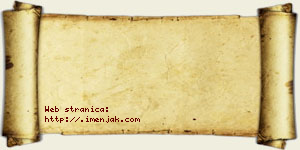 Dimitrije Krnčević vizit kartica